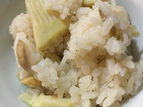 エリンギ入り、たけのこご飯